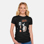 I'm Not Even Frankenstein-womens fitted tee-momma_gorilla