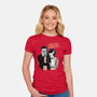 I'm Not Even Frankenstein-womens fitted tee-momma_gorilla
