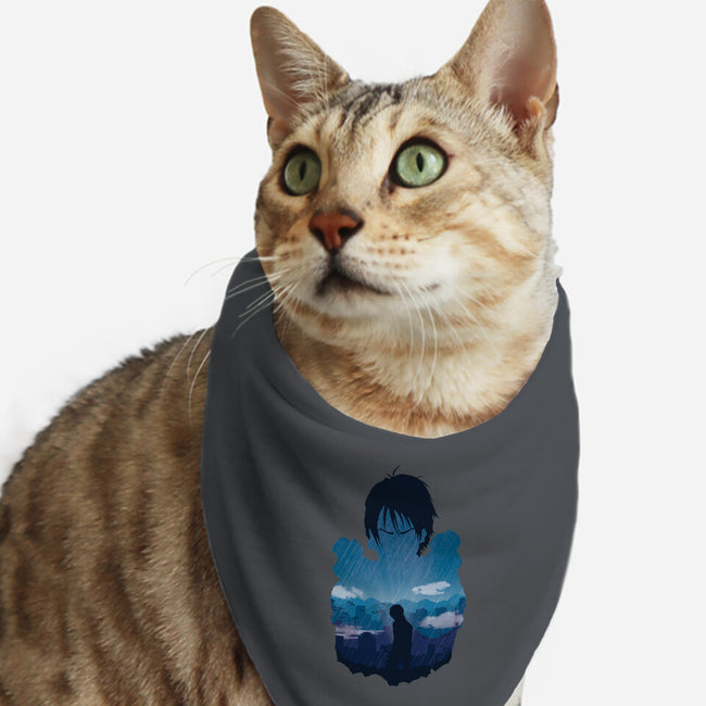 Earth Warrior-cat bandana pet collar-Jackson Lester