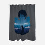 Earth Warrior-none polyester shower curtain-Jackson Lester