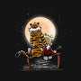More Friends Gazing At The Moon-unisex crew neck sweatshirt-zascanauta