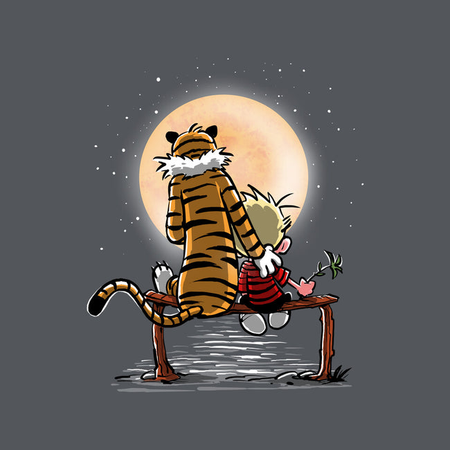 More Friends Gazing At The Moon-unisex basic tee-zascanauta