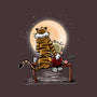 More Friends Gazing At The Moon-unisex crew neck sweatshirt-zascanauta