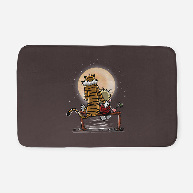 More Friends Gazing At The Moon-none memory foam bath mat-zascanauta