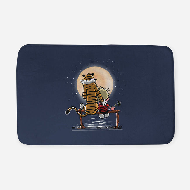 More Friends Gazing At The Moon-none memory foam bath mat-zascanauta