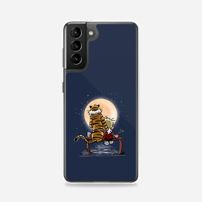 More Friends Gazing At The Moon-samsung snap phone case-zascanauta