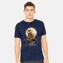 More Friends Gazing At The Moon-mens heavyweight tee-zascanauta