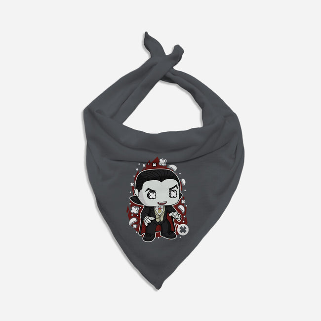 Dracula Cartoon-dog bandana pet collar-ElMattew