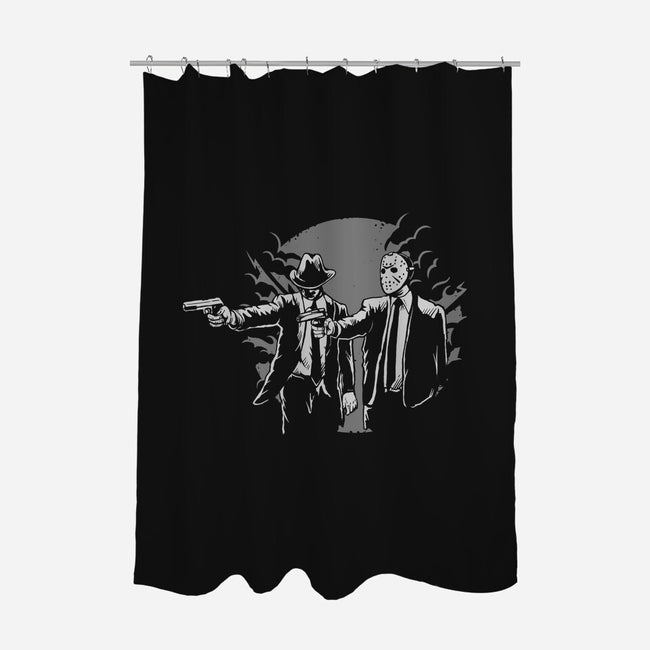 Killer Duo-none polyester shower curtain-ElMattew