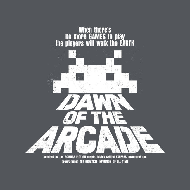 Dawn Of The Arcade-womens fitted tee-retrodivision