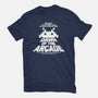 Dawn Of The Arcade-mens basic tee-retrodivision