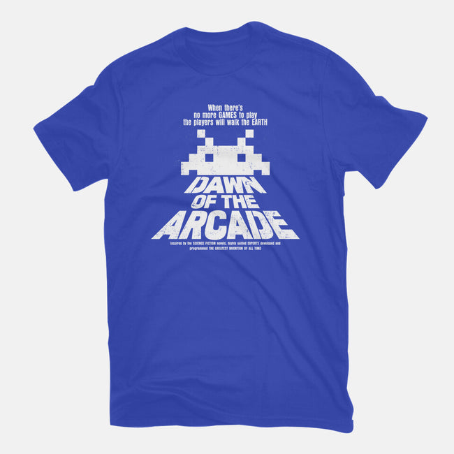 Dawn Of The Arcade-womens basic tee-retrodivision