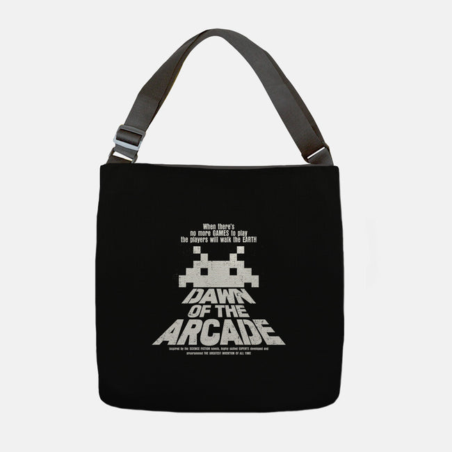 Dawn Of The Arcade-none adjustable tote bag-retrodivision