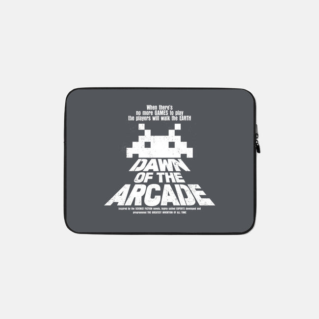 Dawn Of The Arcade-none zippered laptop sleeve-retrodivision