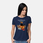 The Halloween Killer-womens basic tee-fanfabio