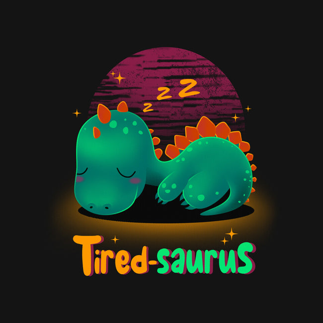 Tired-saurus-none drawstring bag-erion_designs