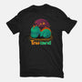 Tired-saurus-womens basic tee-erion_designs