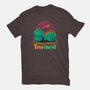 Tired-saurus-womens basic tee-erion_designs