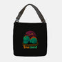 Tired-saurus-none adjustable tote bag-erion_designs