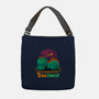 Tired-saurus-none adjustable tote bag-erion_designs