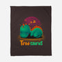 Tired-saurus-none fleece blanket-erion_designs