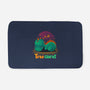 Tired-saurus-none memory foam bath mat-erion_designs