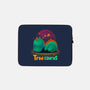 Tired-saurus-none zippered laptop sleeve-erion_designs