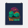 Tired-saurus-none matte poster-erion_designs