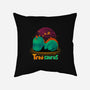 Tired-saurus-none removable cover w insert throw pillow-erion_designs