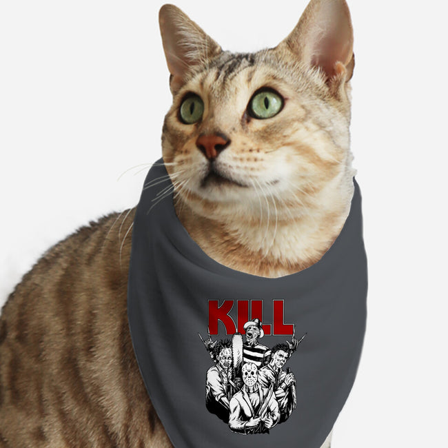 Killers-cat bandana pet collar-sober artwerk