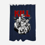 Killers-none polyester shower curtain-sober artwerk