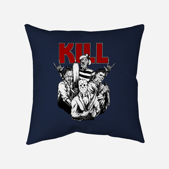 Killers-none removable cover throw pillow-sober artwerk