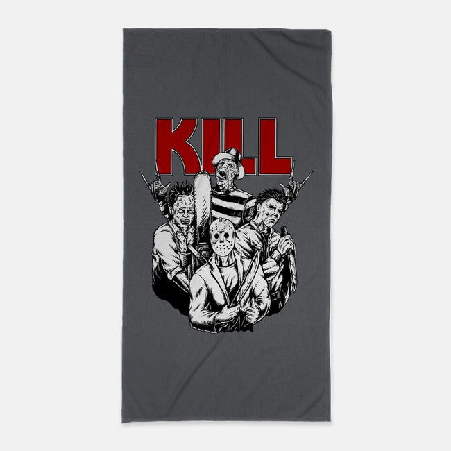 Killers-none beach towel-sober artwerk
