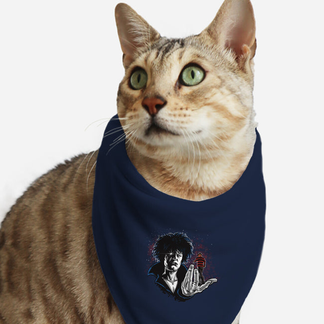 Return To The Nightmares-cat bandana pet collar-zascanauta