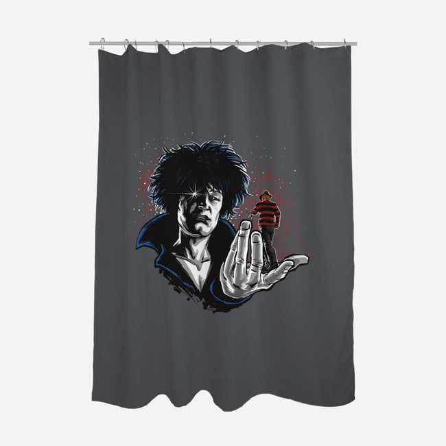 Return To The Nightmares-none polyester shower curtain-zascanauta