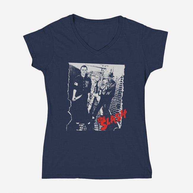 The Slash-womens v-neck tee-Getsousa!