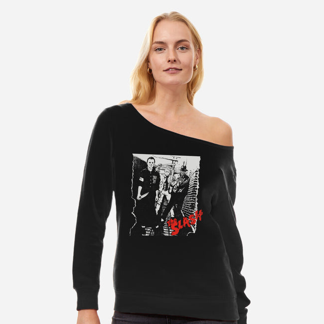 The Slash-womens off shoulder sweatshirt-Getsousa!
