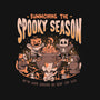 Summoning The Spooky Season-womens off shoulder tee-eduely