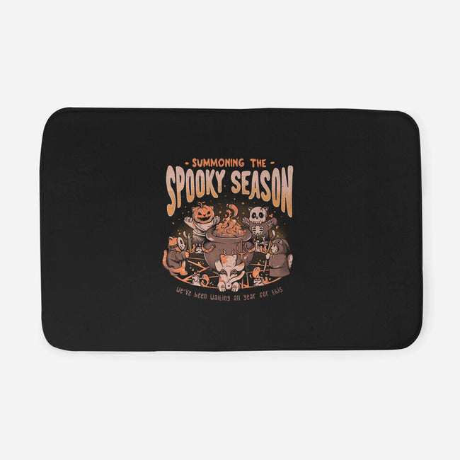 Summoning The Spooky Season-none memory foam bath mat-eduely