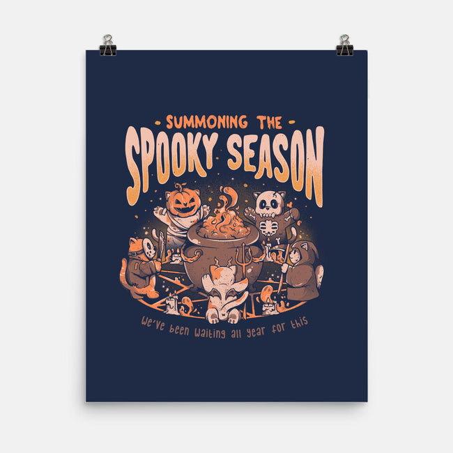 Summoning The Spooky Season-none matte poster-eduely