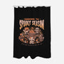 Summoning The Spooky Season-none polyester shower curtain-eduely