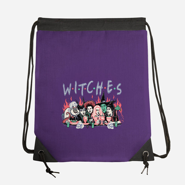Witches Party-none drawstring bag-momma_gorilla