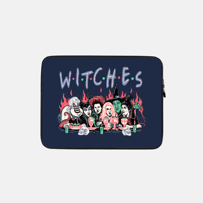 Witches Party-none zippered laptop sleeve-momma_gorilla