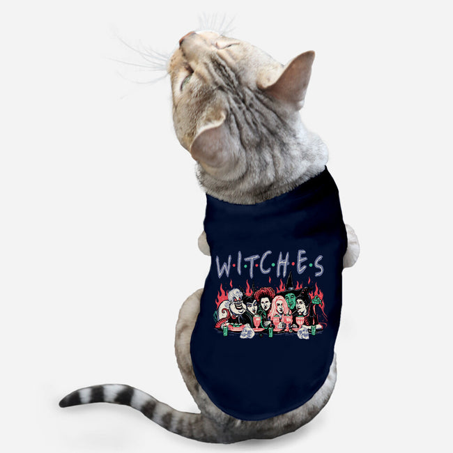 Witches Party-cat basic pet tank-momma_gorilla