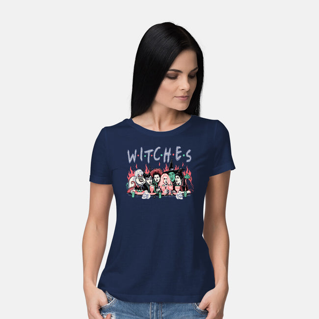 Witches Party-womens basic tee-momma_gorilla