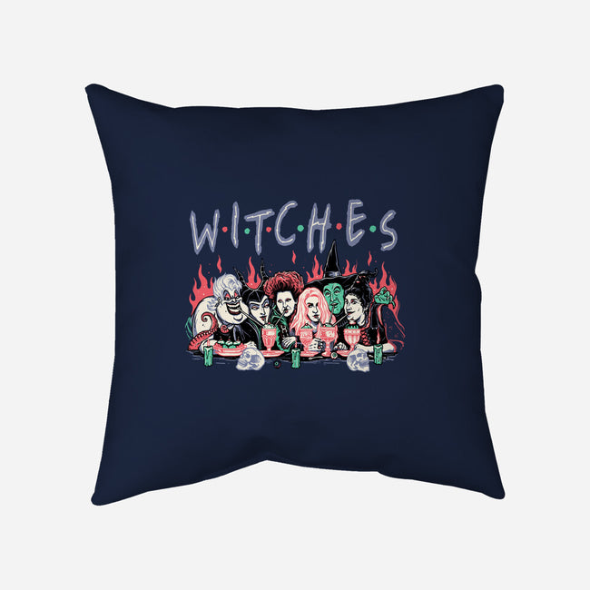Witches Party-none removable cover throw pillow-momma_gorilla