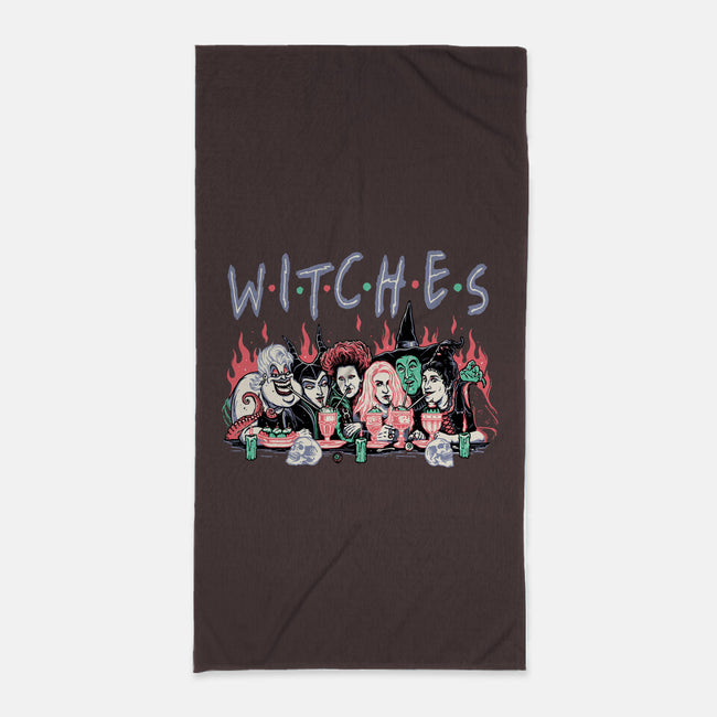 Witches Party-none beach towel-momma_gorilla