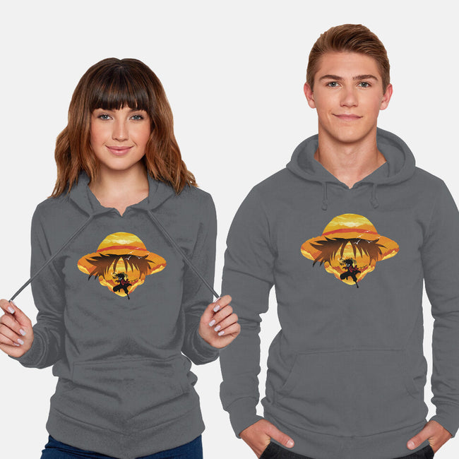 Pirate Head Landscape-unisex pullover sweatshirt-dandingeroz