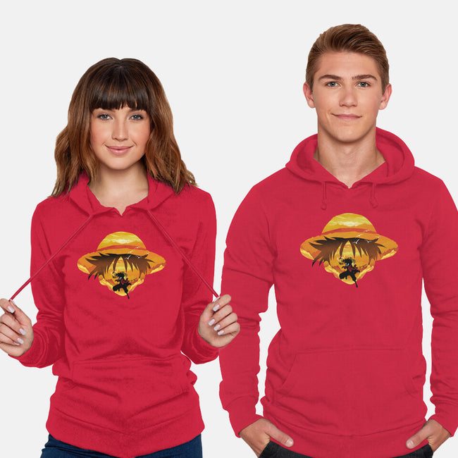 Pirate Head Landscape-unisex pullover sweatshirt-dandingeroz