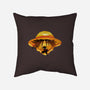 Pirate Head Landscape-none removable cover w insert throw pillow-dandingeroz
